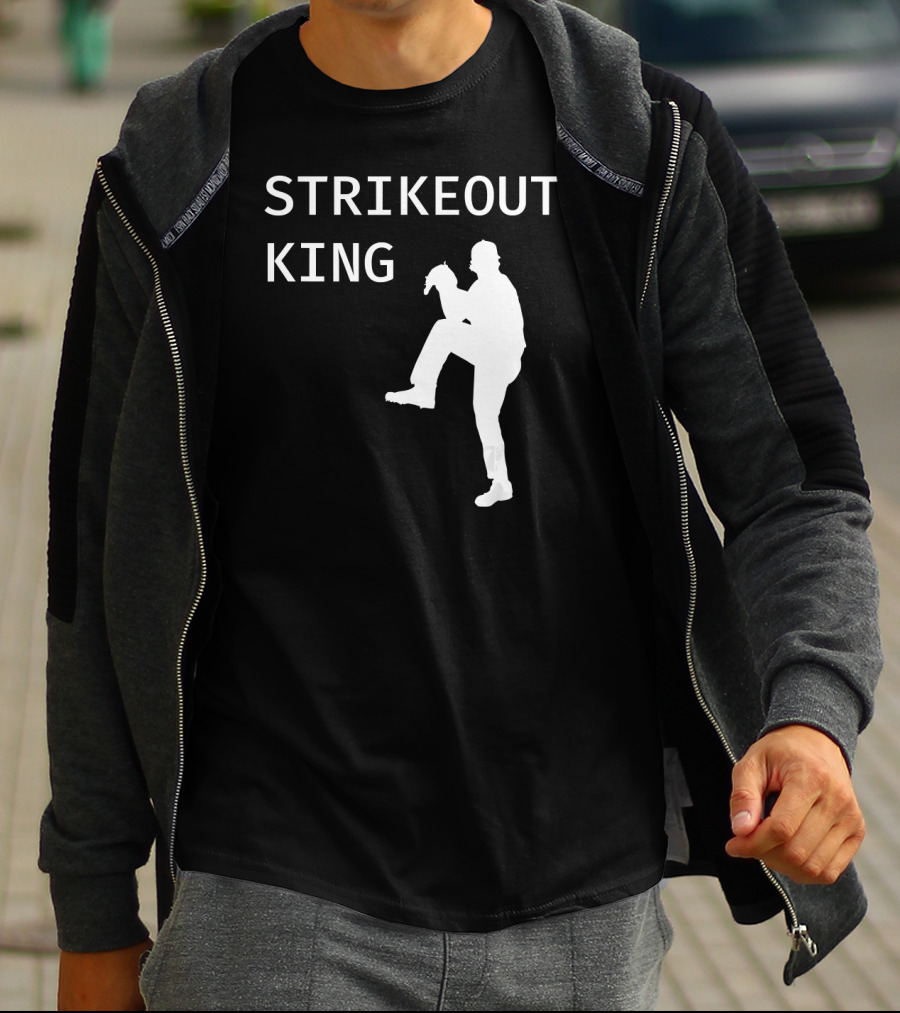 STRIKEOUT KING Baseball Pitcher T-Shirt