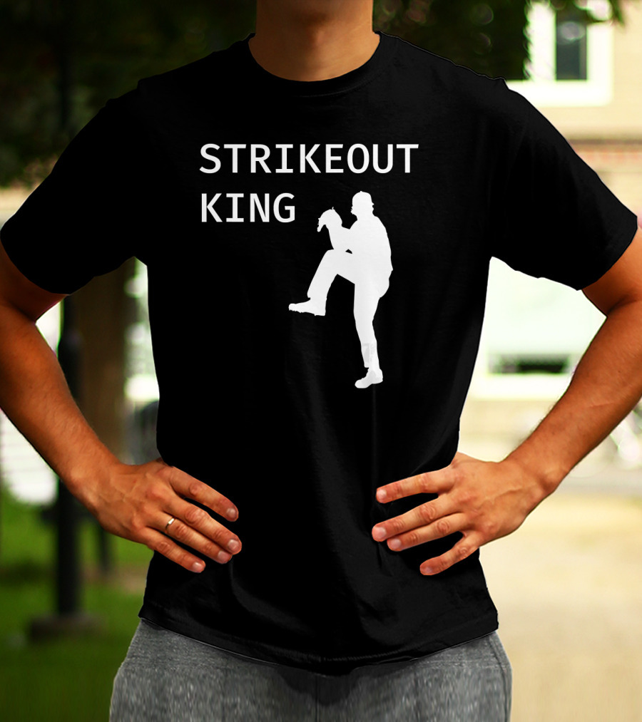 STRIKEOUT KING Baseball Pitcher T-Shirt