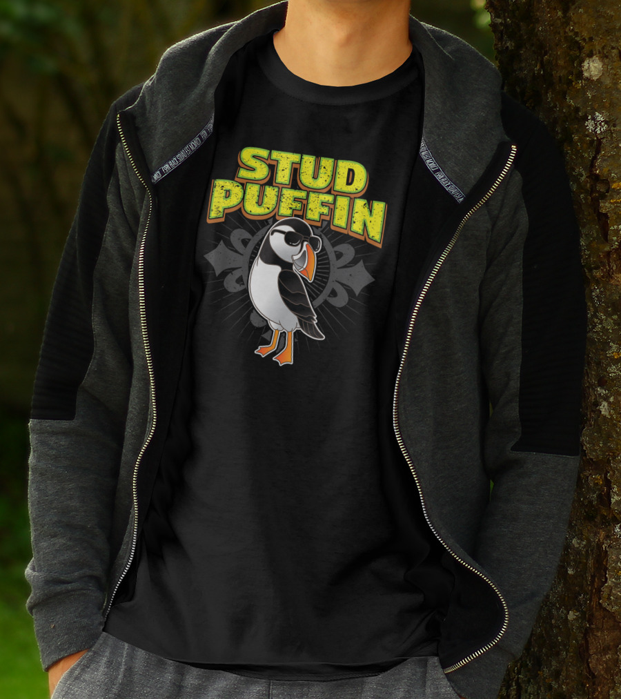 Stud Puffin Cool Seabird Stud Muffin T-Shirt