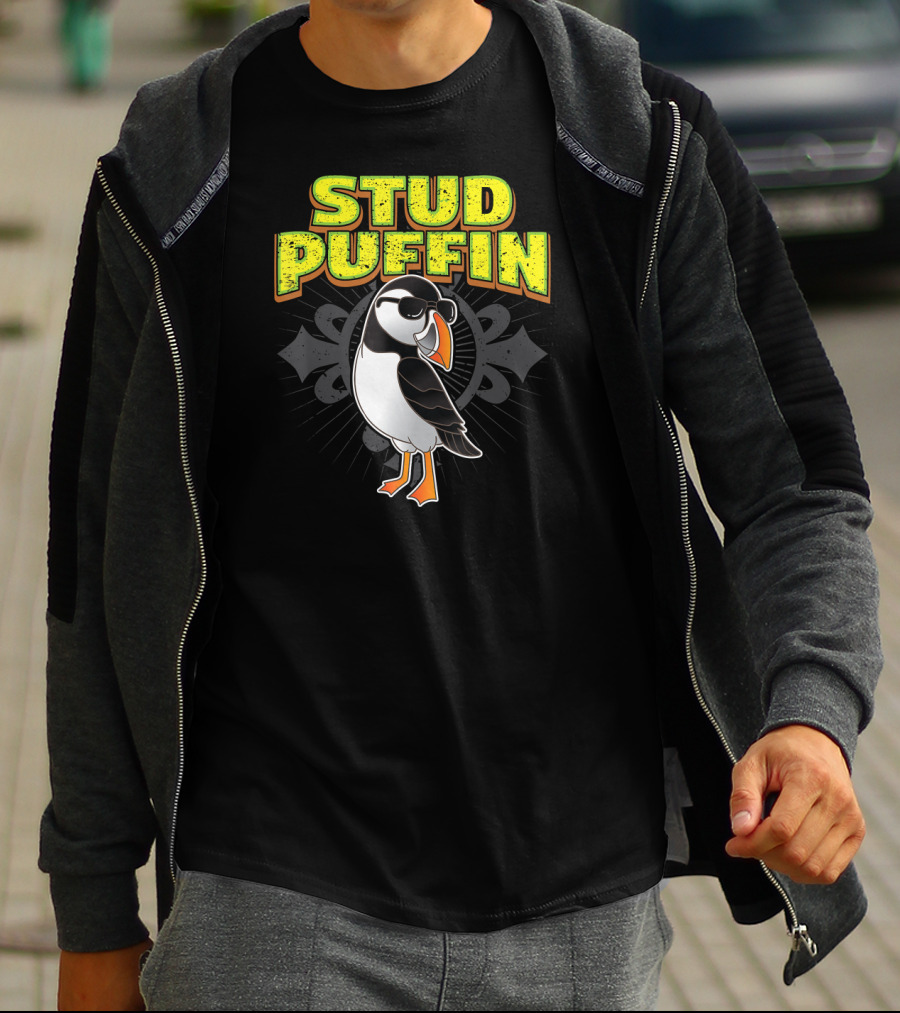 Stud Puffin Cool Seabird Stud Muffin T-Shirt