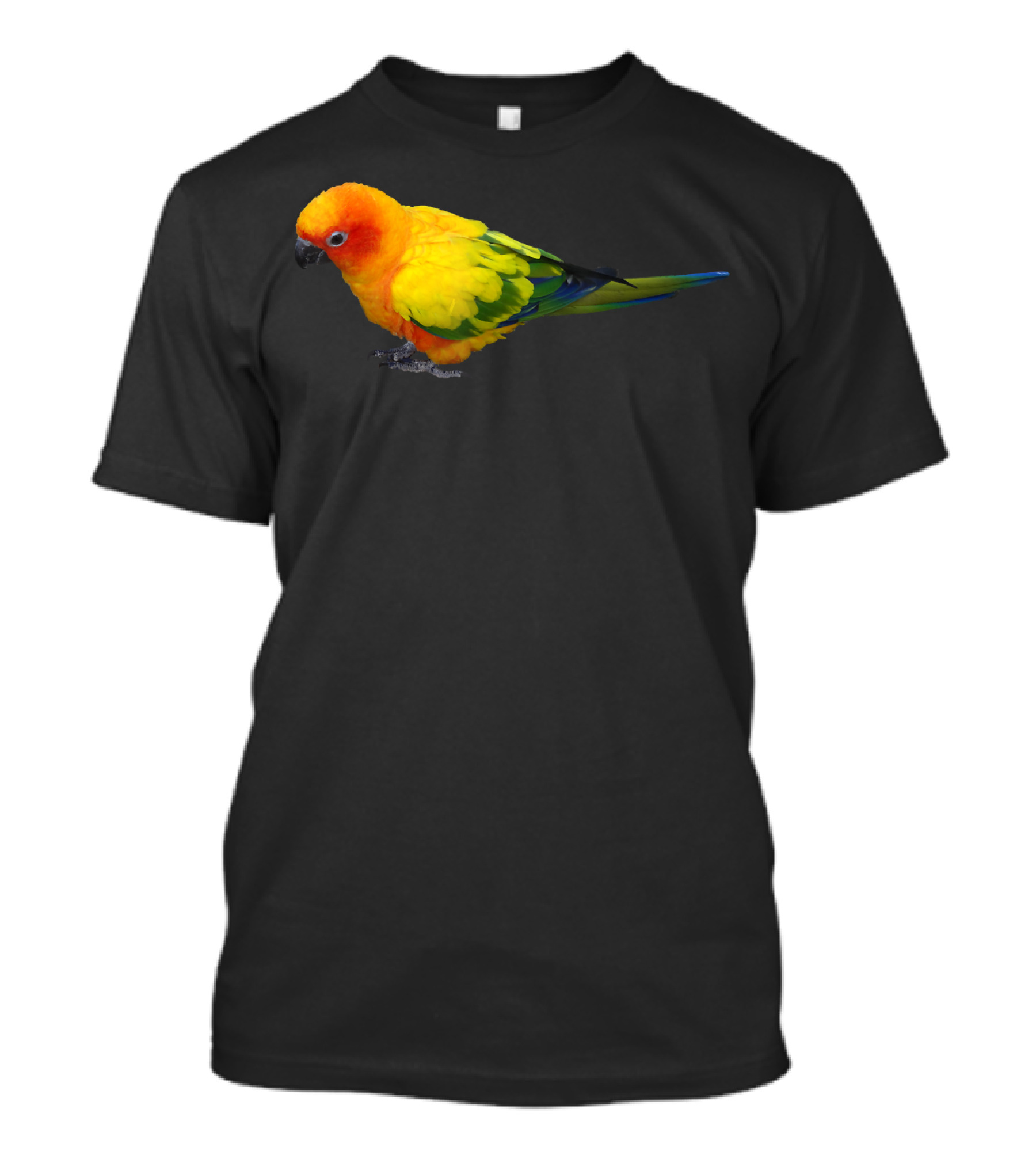 Sun Conure Colorful Parrot Bird Vibrant Tropical Plumage T-Shirt