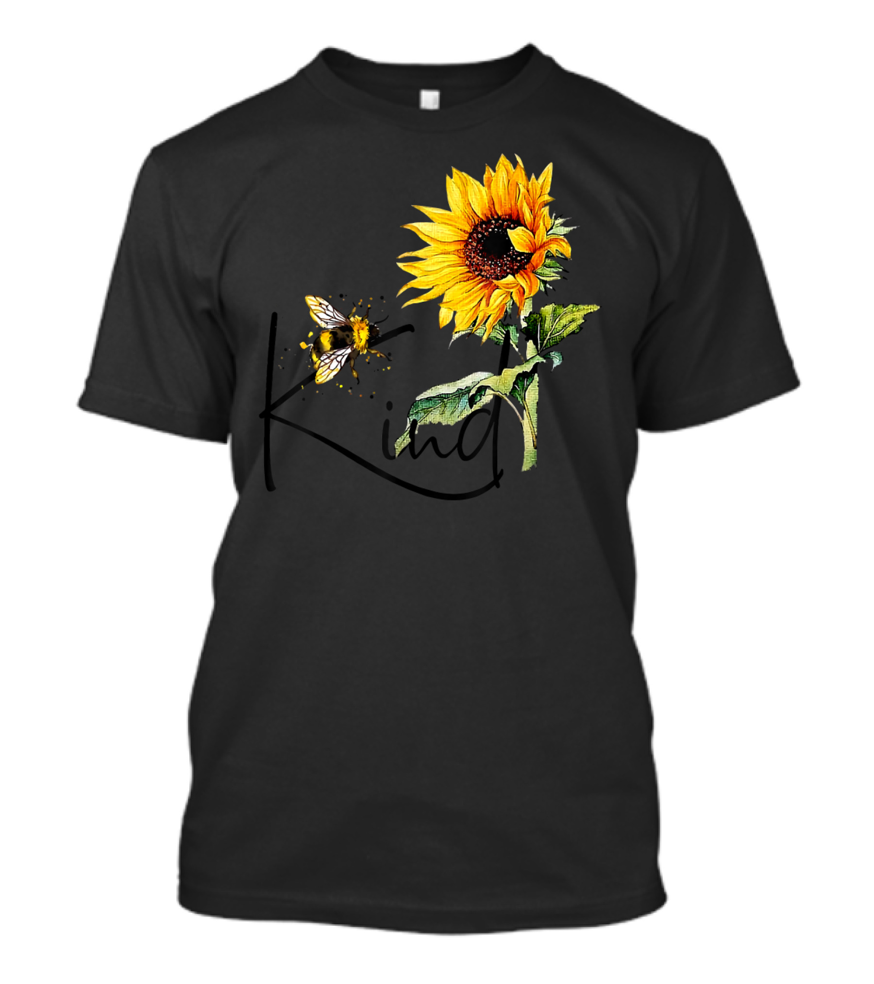 Sunflower Bee Kind T-Shirt