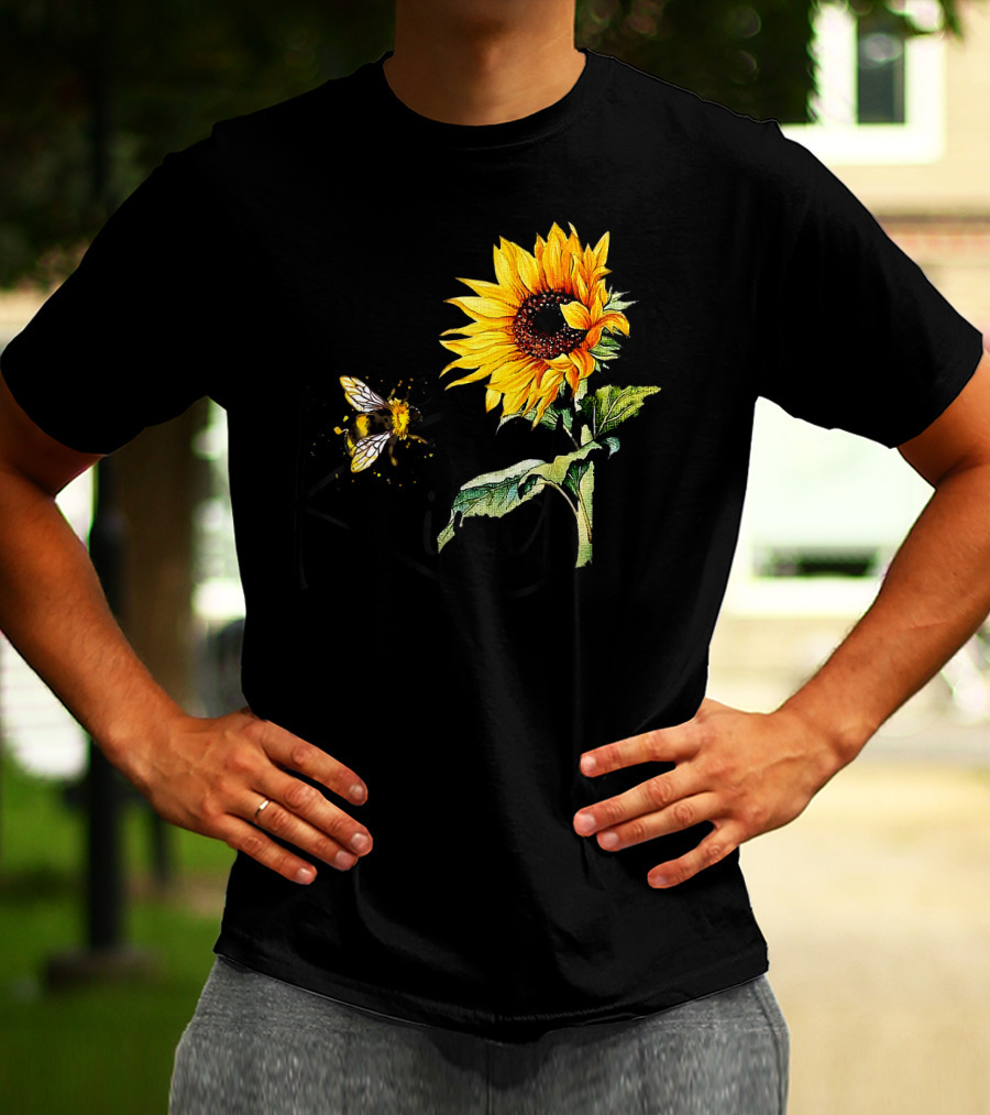 Sunflower Bee Kind T-Shirt