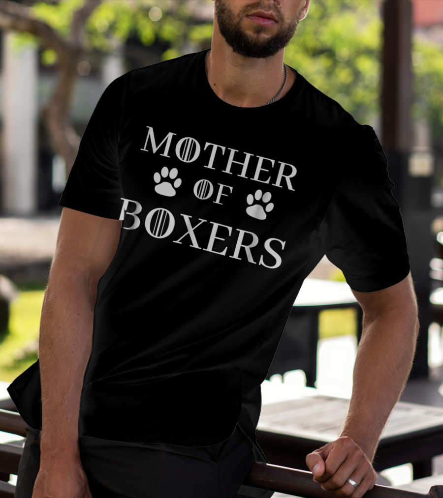 Mother Of Boxers Sweet Mother Boxer Dog Lover Series T-Shirt