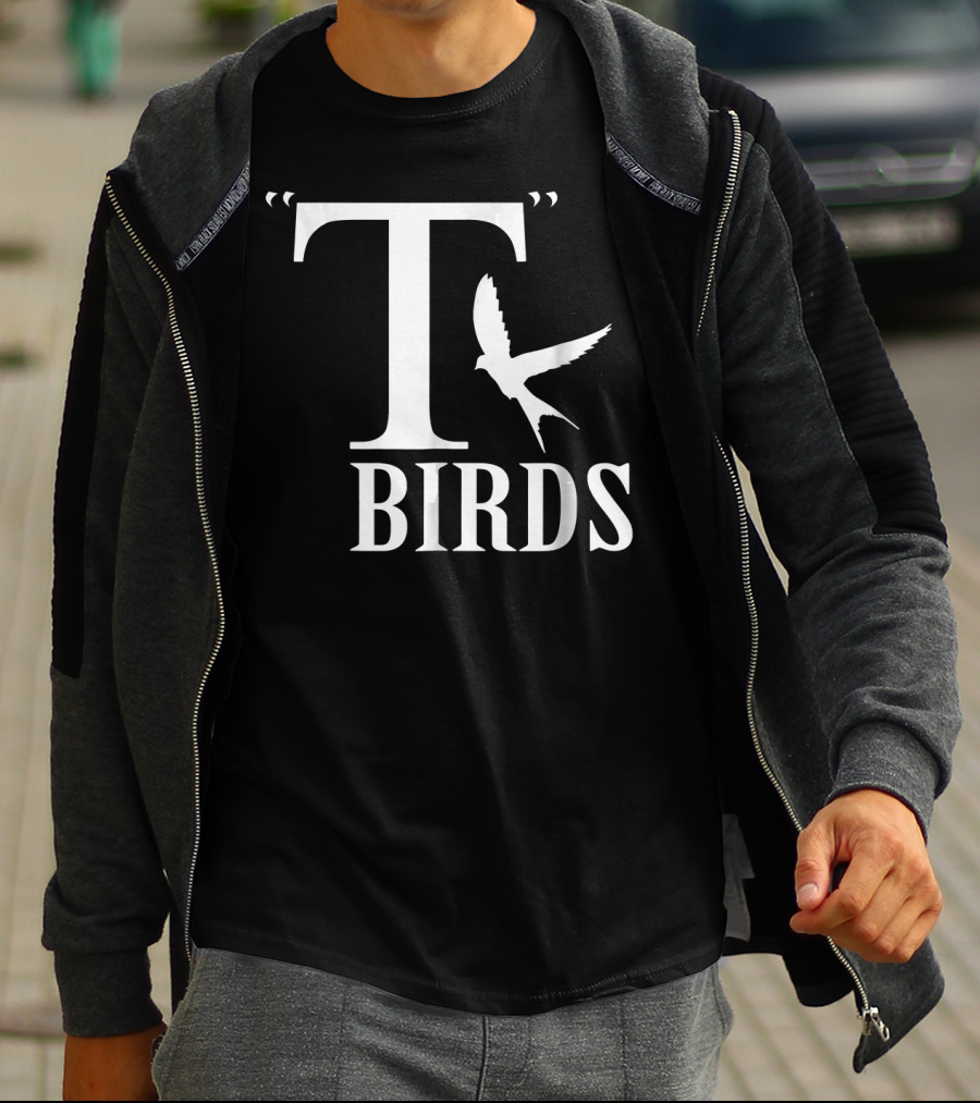 T Birds Flying Graphic Movie Themed T-Shirt