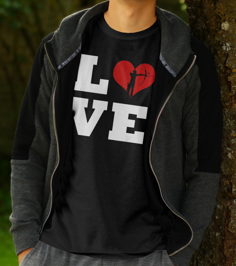 LOVE Archery Heart T-Shirt
