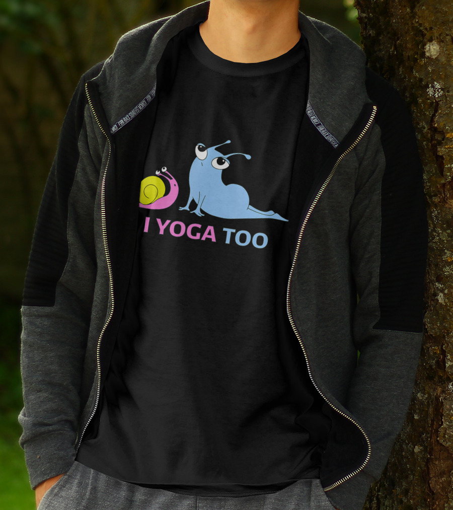 I Yoga Too Snail And Slug Cute Relaxation T-Shirt