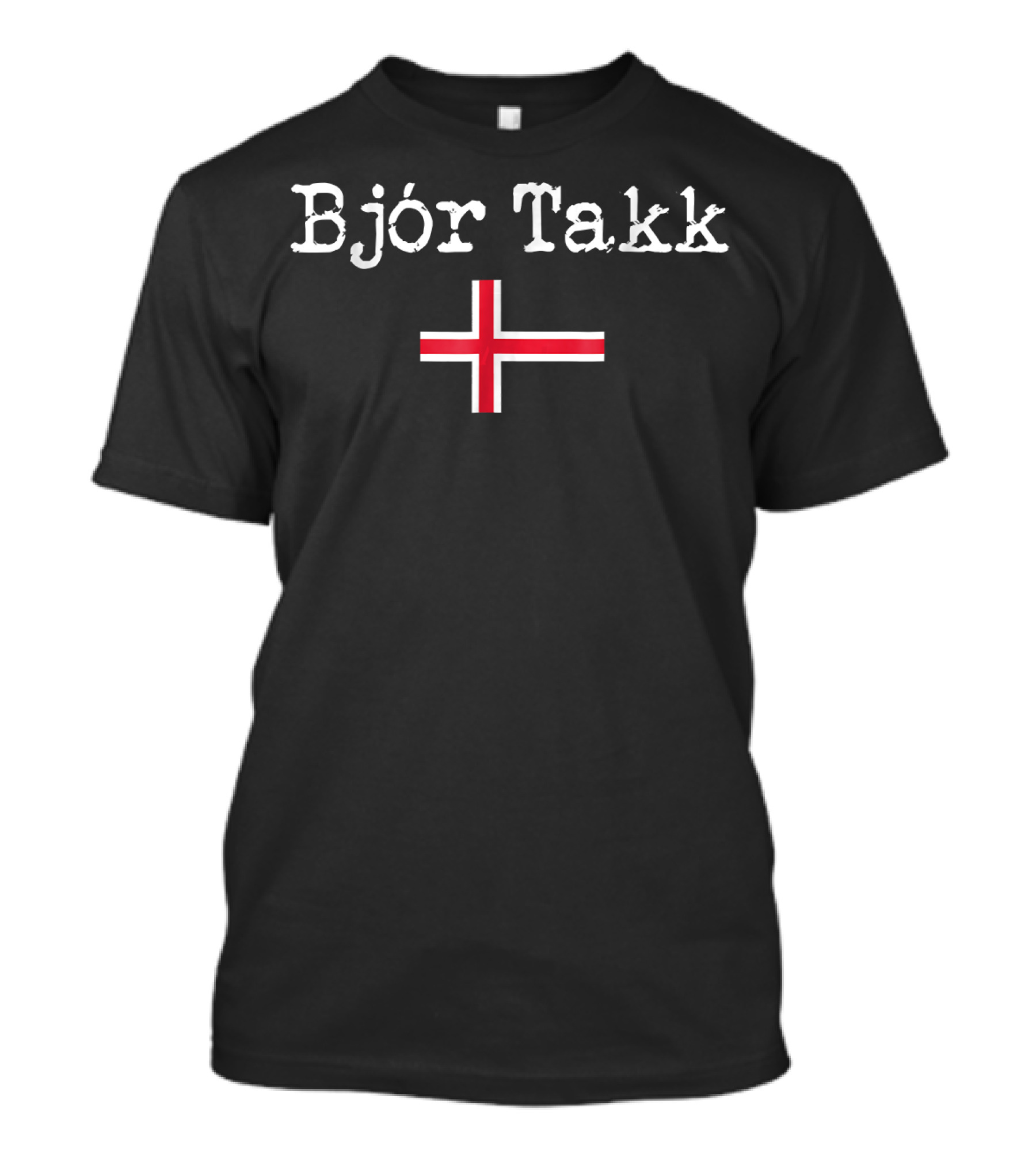 Bjór Takk Icelandic Flag Beer Please T-Shirt