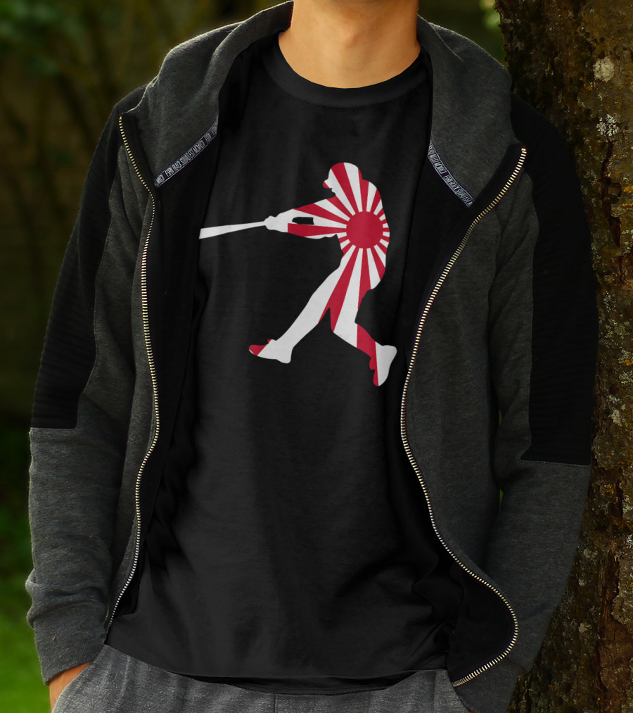 Japan Baseball Rising Sun JPN Batter Class T-Shirt