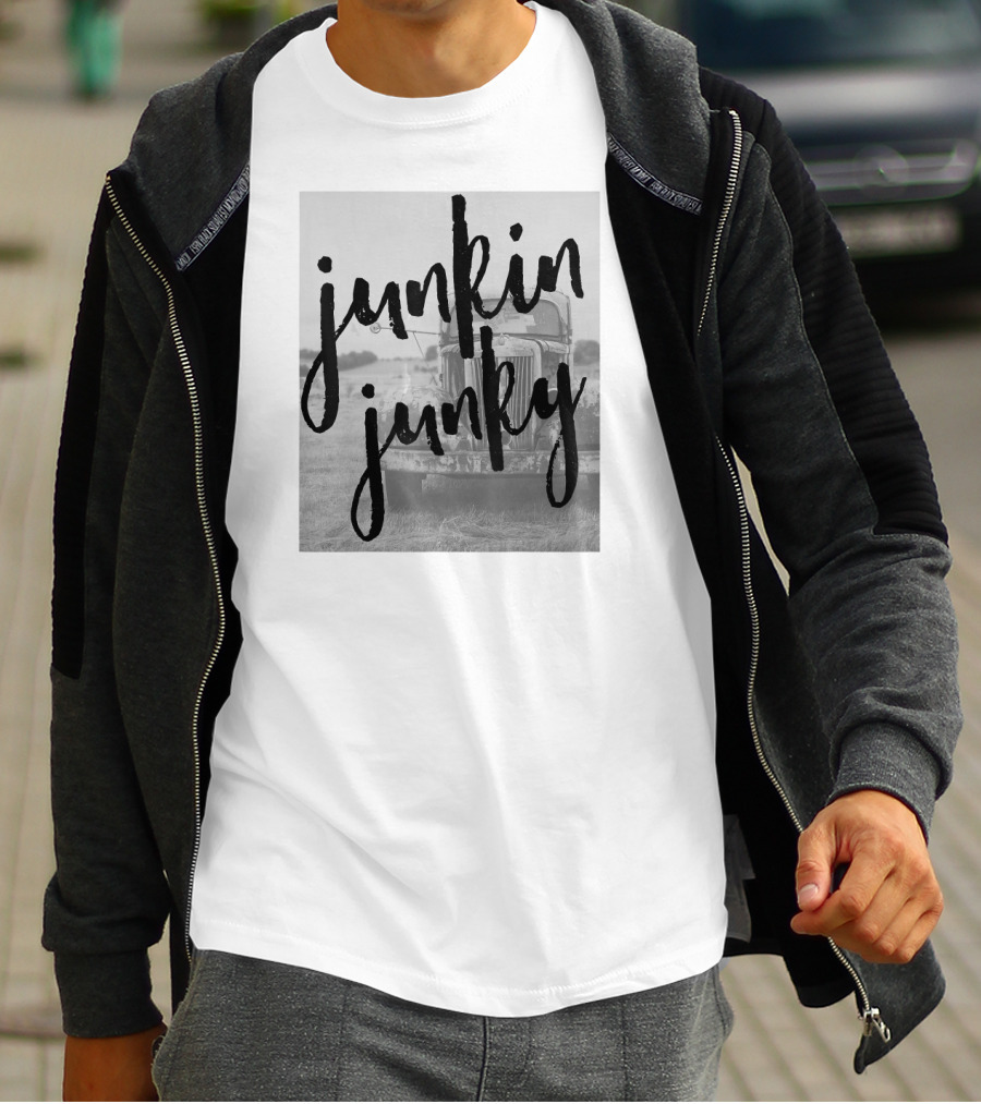 Junkin Junky Vintage Pick Up Truck T-Shirt