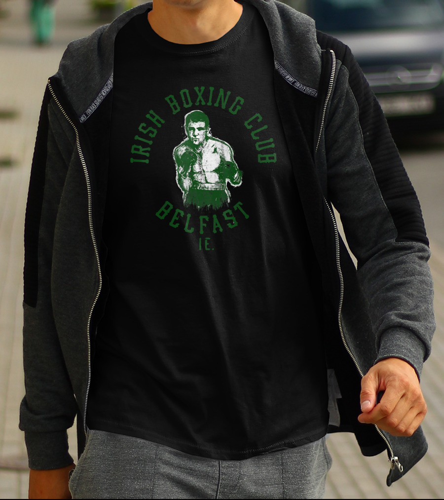 Irish Boxing Club Belfast IE Vintage Fighter T-Shirt