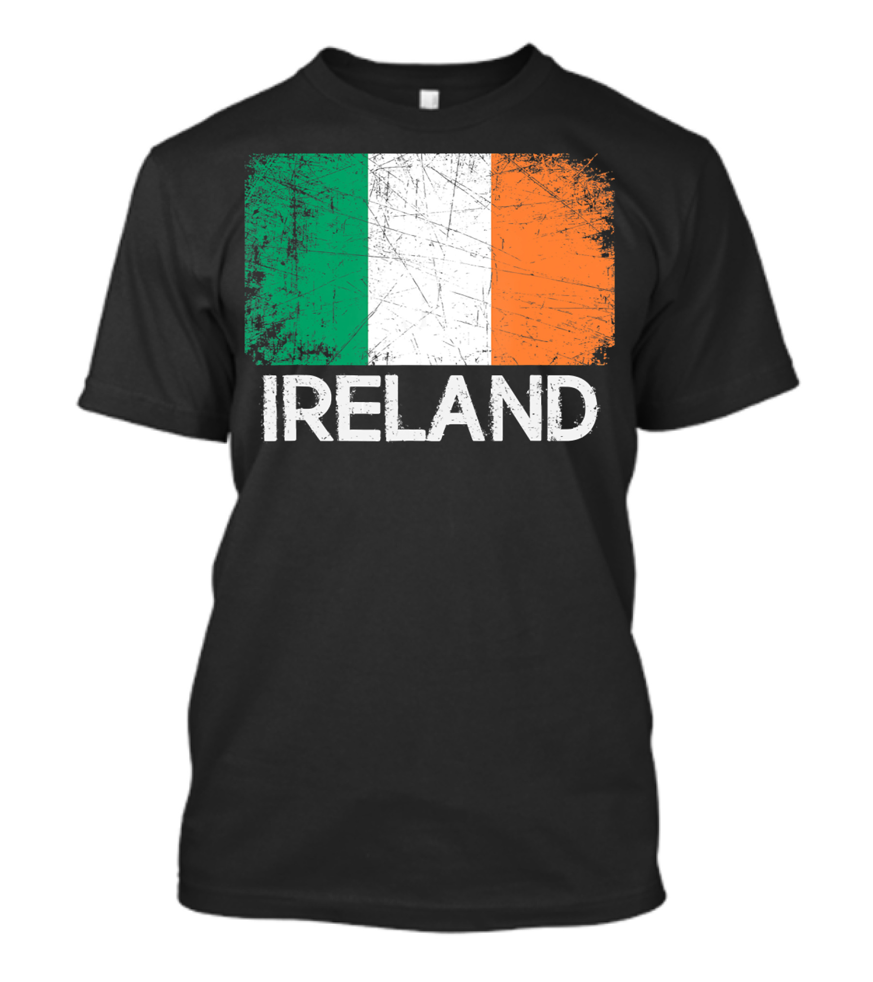 Ireland Irish Flag Vintage Made In Ireland T-Shirt