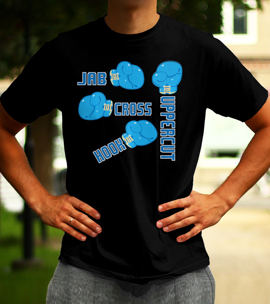 Jab Hook Cross Uppercut Boxing Glove Styles T-Shirt