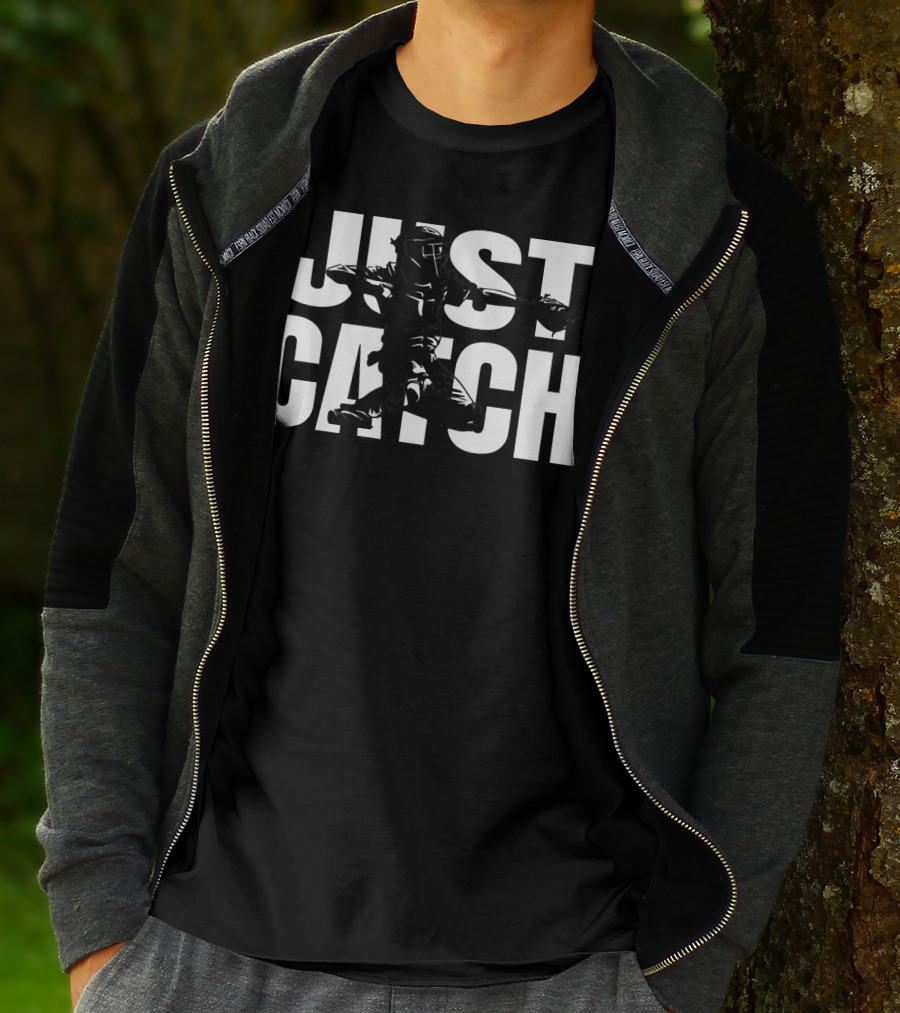 Just Catch Baseball Catchers Gear Iconic T-Shirt