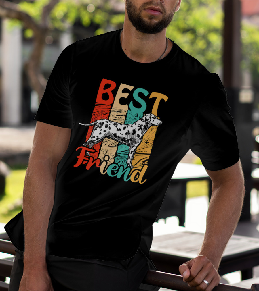 Best Friend Animal Dog Lover Dalmatian T-Shirt