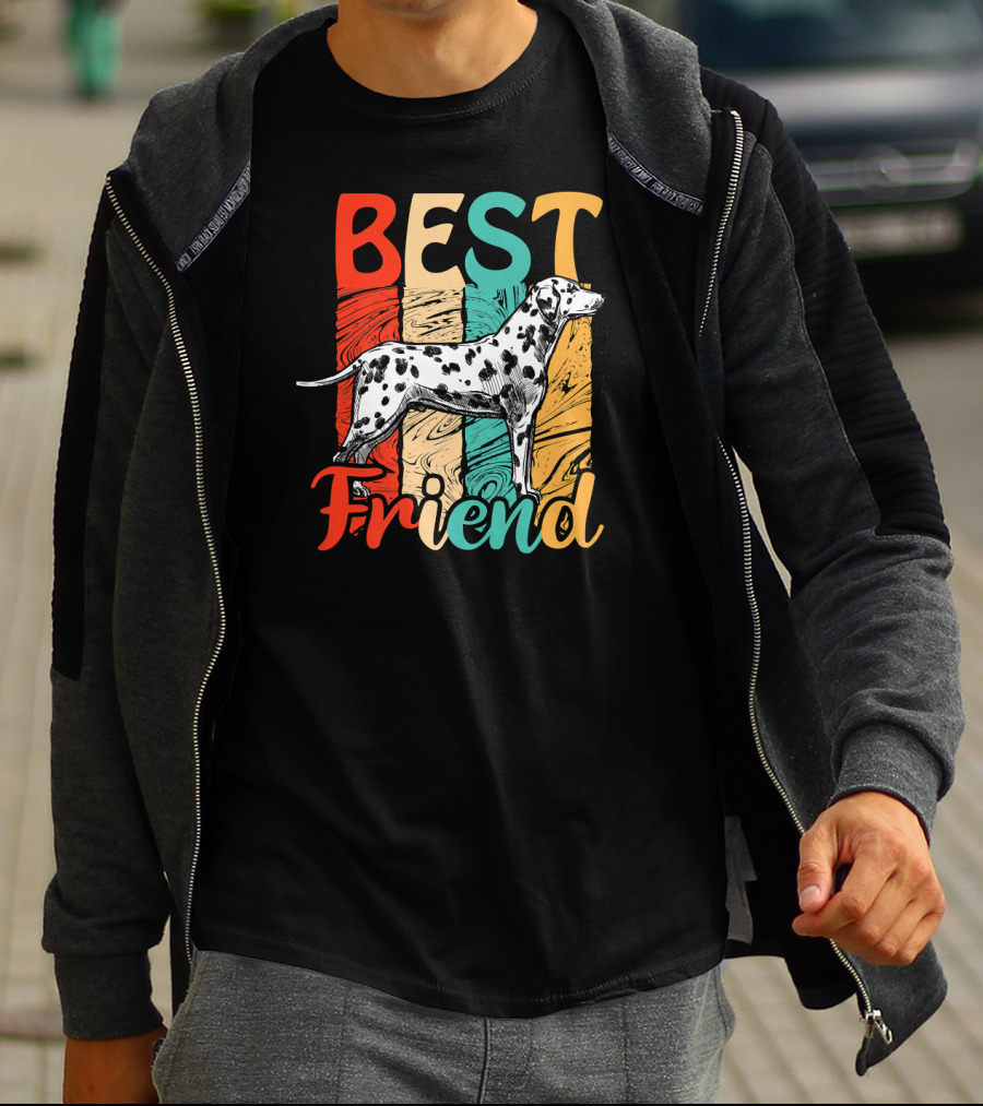 Best Friend Animal Dog Lover Dalmatian T-Shirt