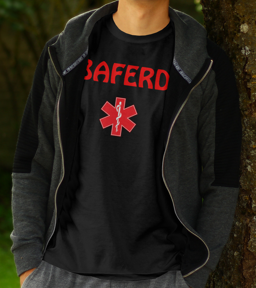 BAFERD Emergency Medicine Doctors ER Star Of Life T-Shirt