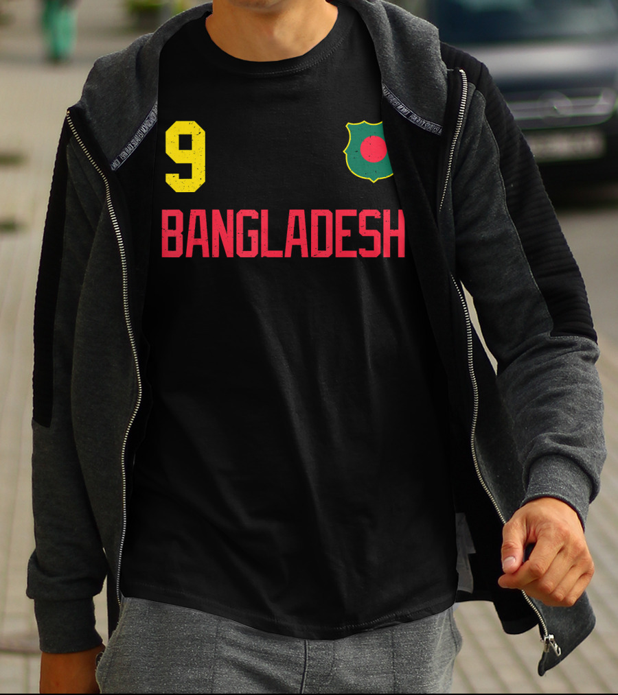 9 Bangladesh Football Soccer Cricket T-Shirt