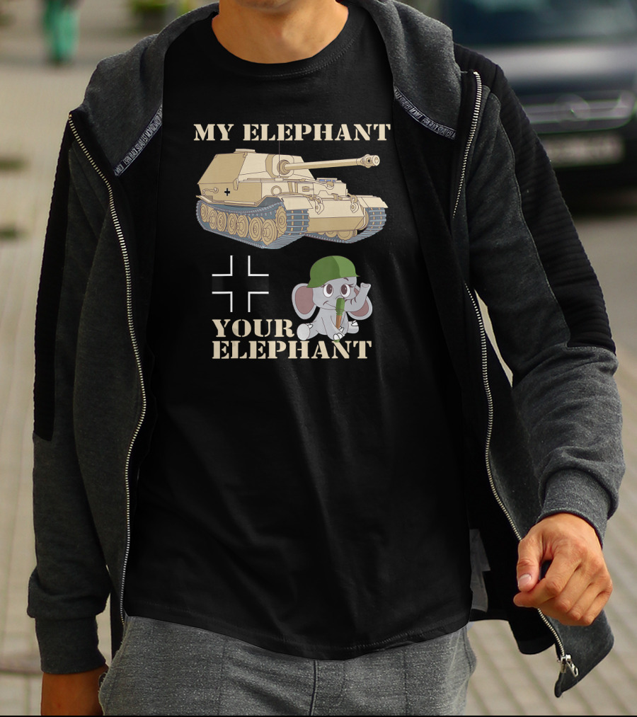 My Elephant WWII Tank Destroyer Your Elephant T-Shirt