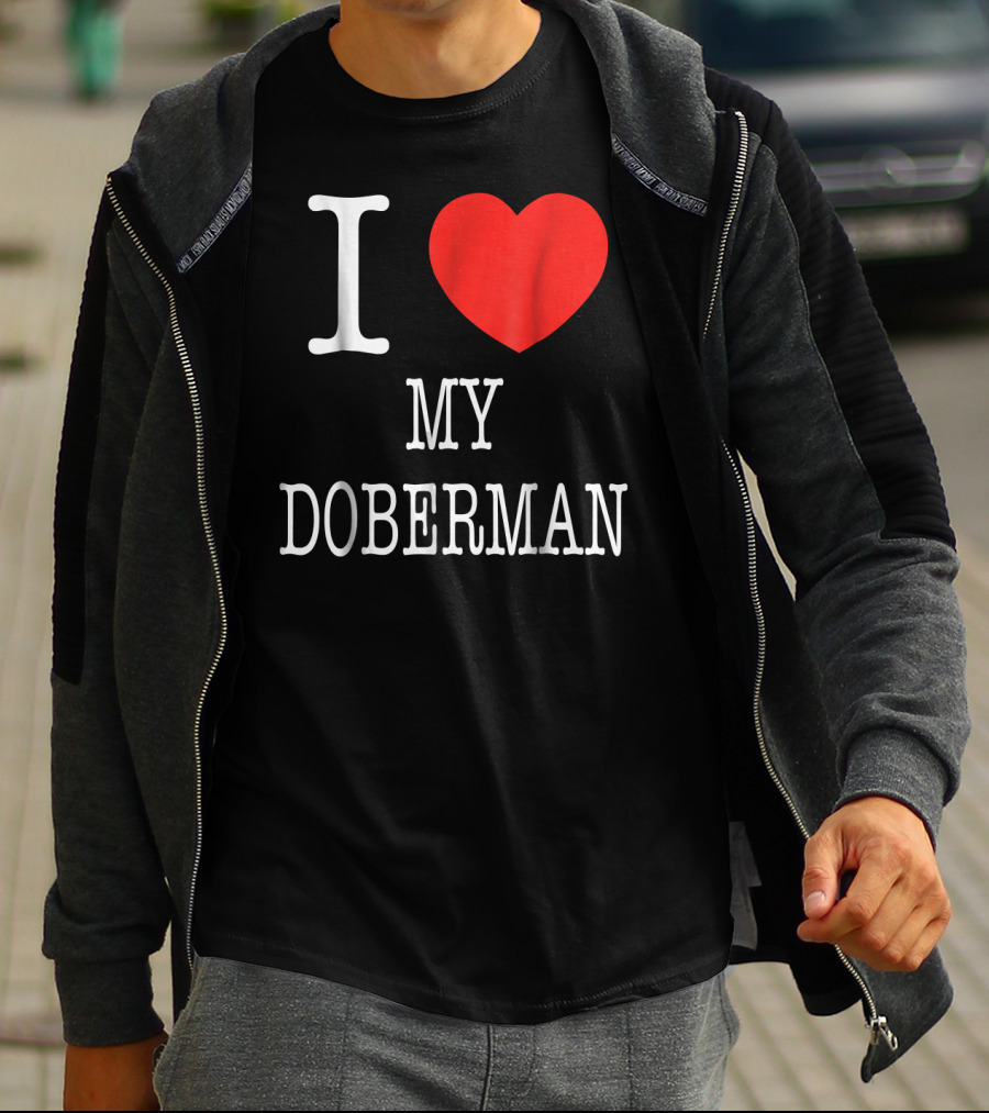 I Heart My Doberman T-Shirt