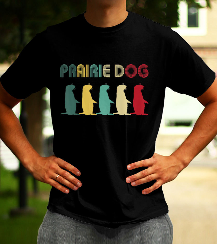 Vintage Prairie Dog Retro T-Shirt