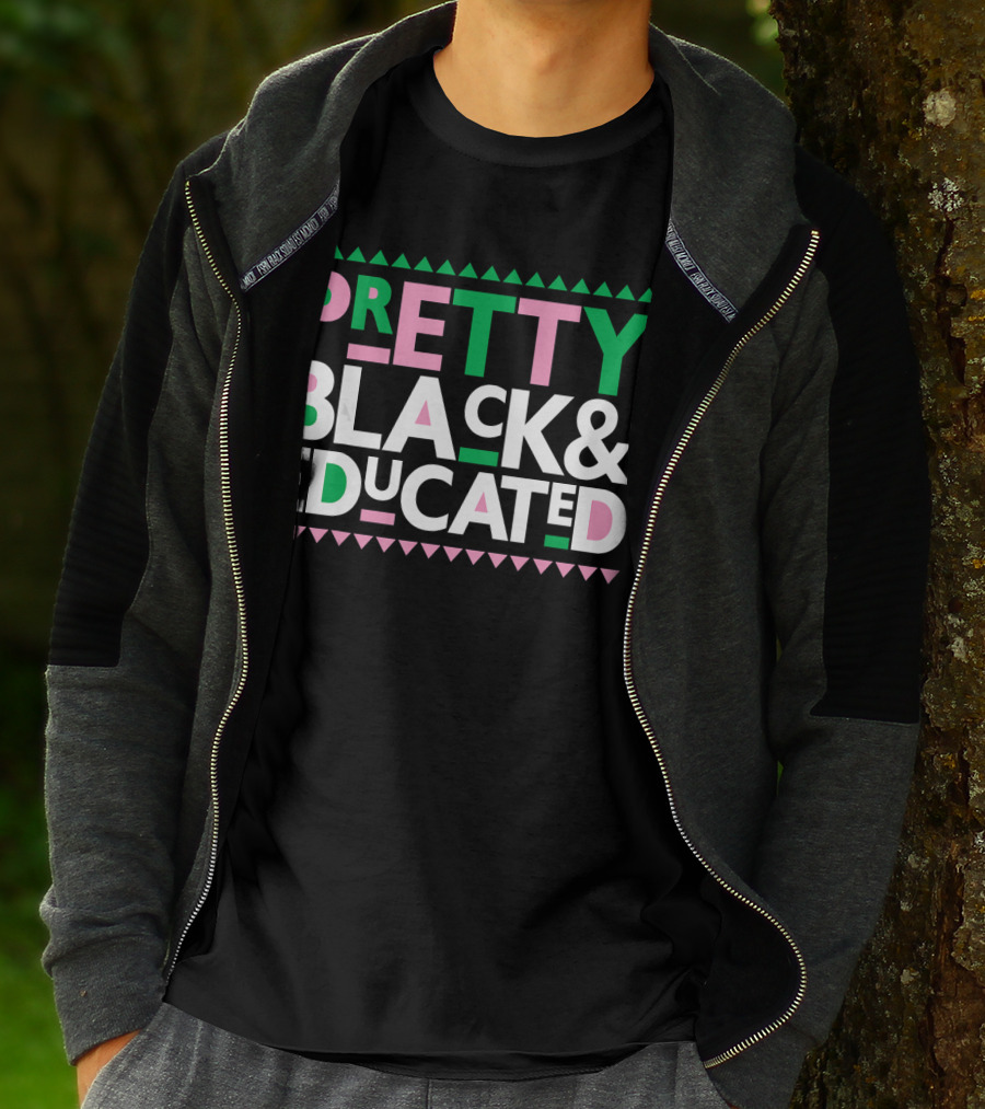 Pretty Black And Educated AKA Sorority T-Shirt