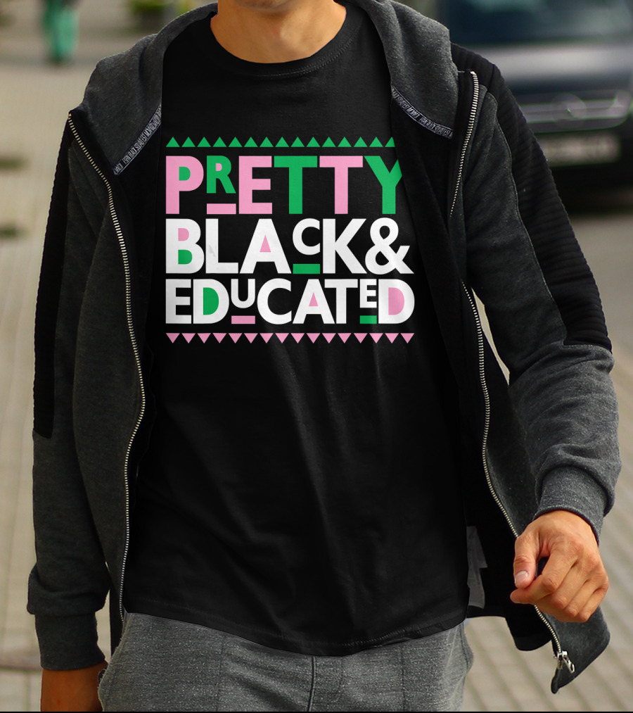 Pretty Black And Educated AKA Sorority T-Shirt