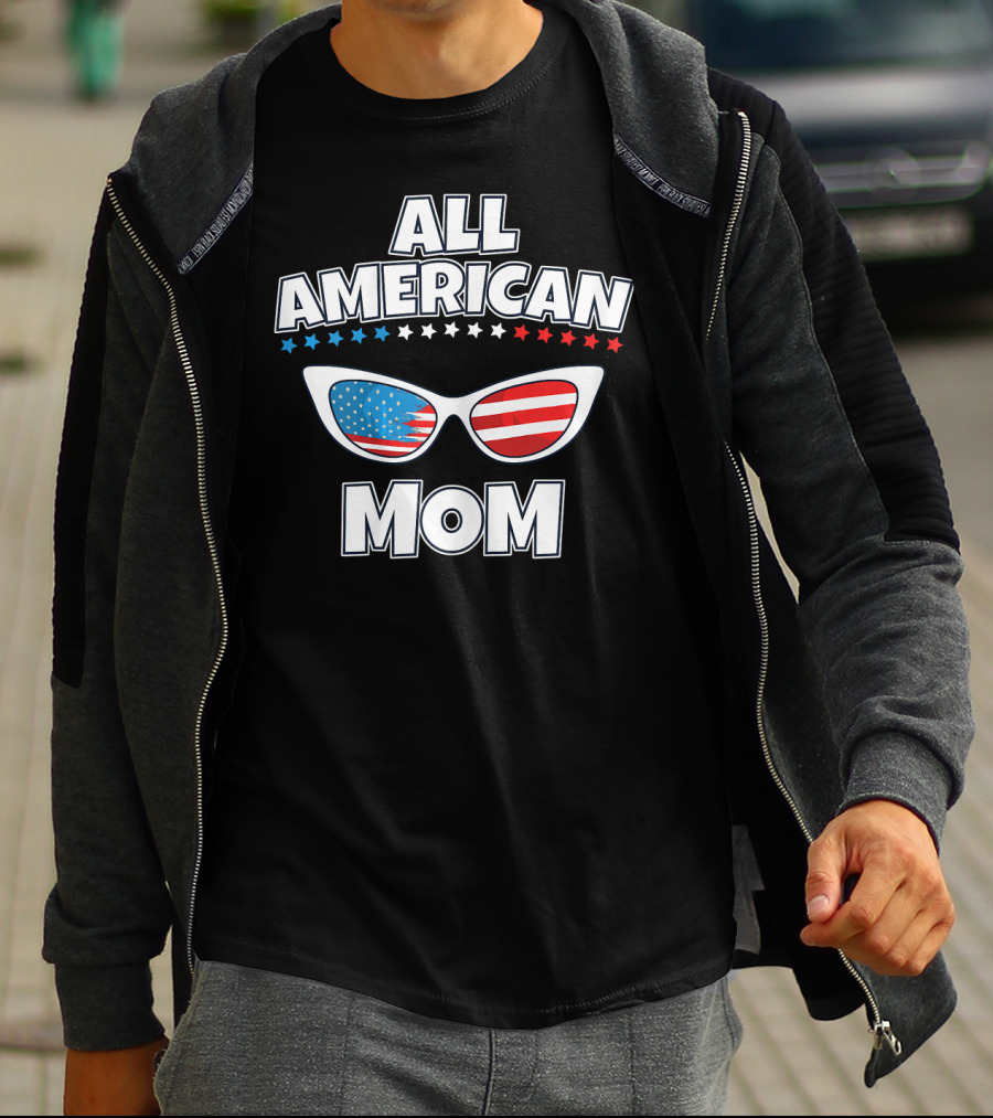 All American Mom Patriotic Sunglasses T-Shirt