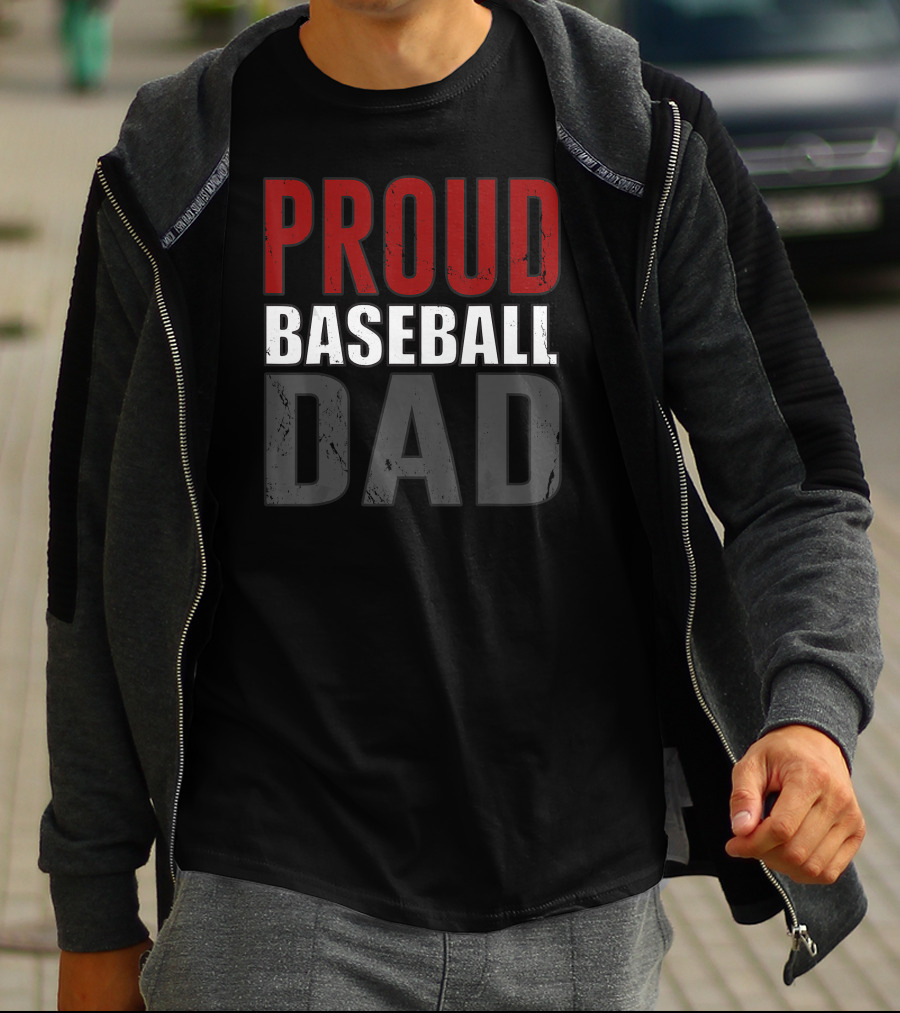 Proud Baseball Dad Awesome T-Shirt