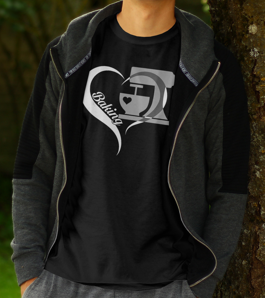 Baking Heart Mixer Baker I Love Baking T-Shirt