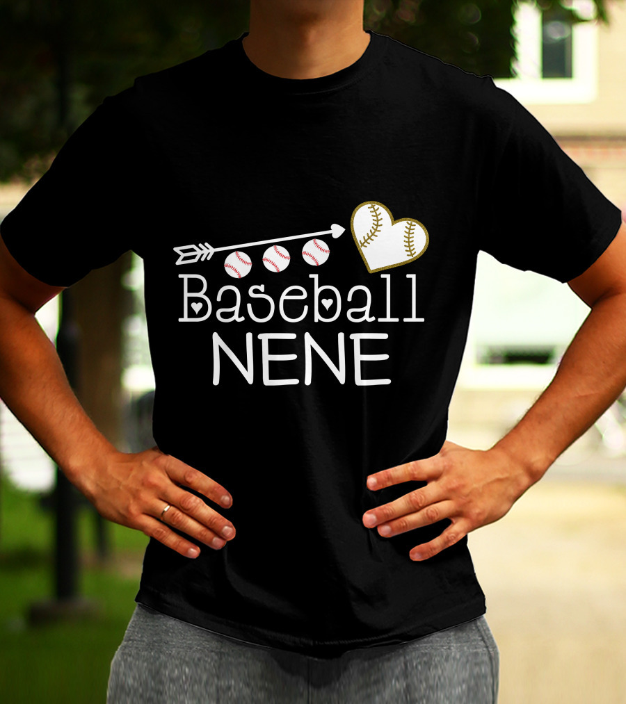 Baseball Nene Arrow Heart Balls T-Shirt