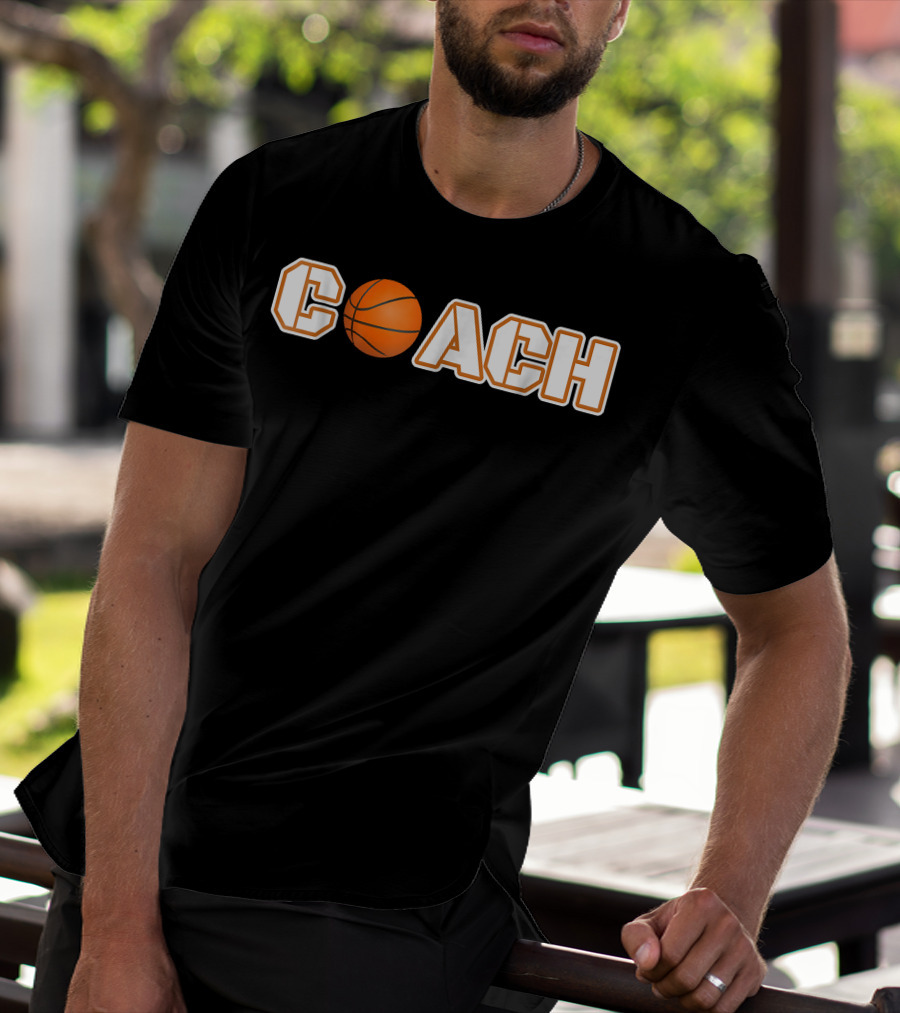 Coach Basketball Ball Coach T-Shirt