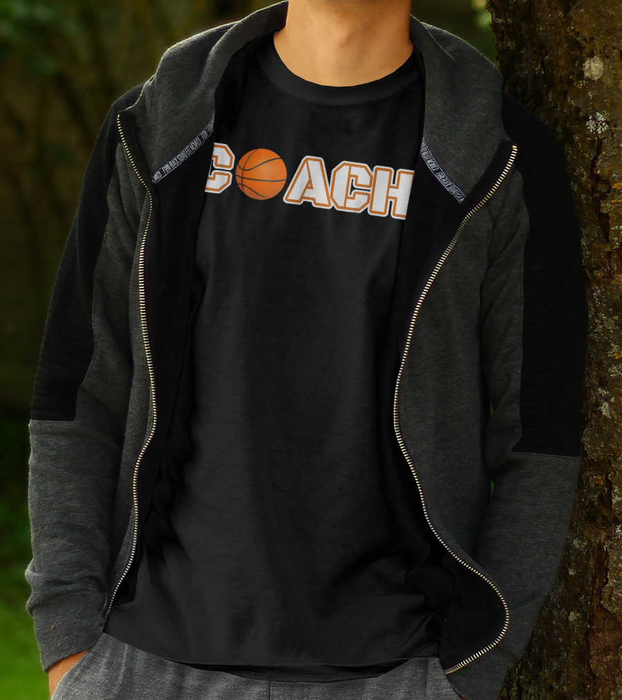 Coach Basketball Ball Coach T-Shirt