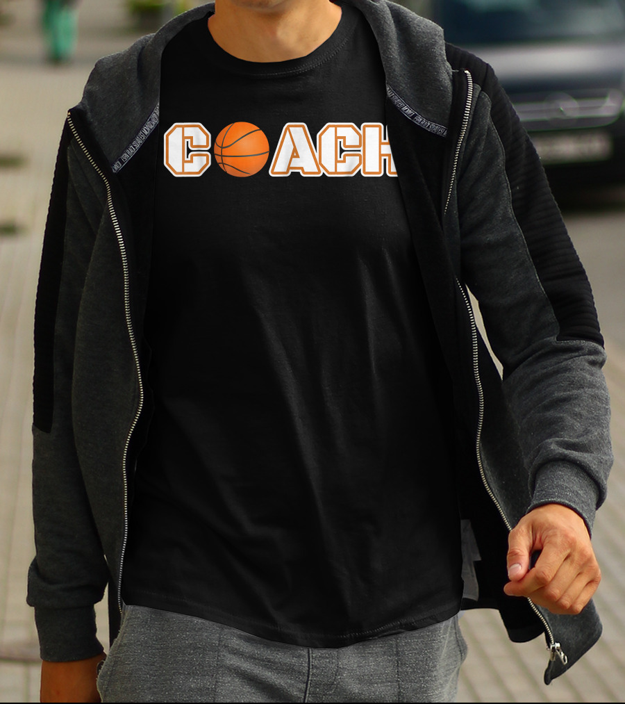 Coach Basketball Ball Coach T-Shirt