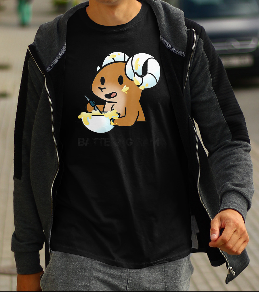 Battering Ram Funny Baking Me Ram Mixing Bowl T-Shirt