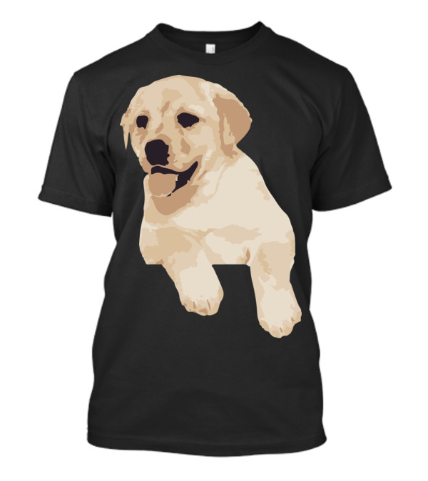 Happy Labrador Retriever Puppy In Playful Pose T-Shirt