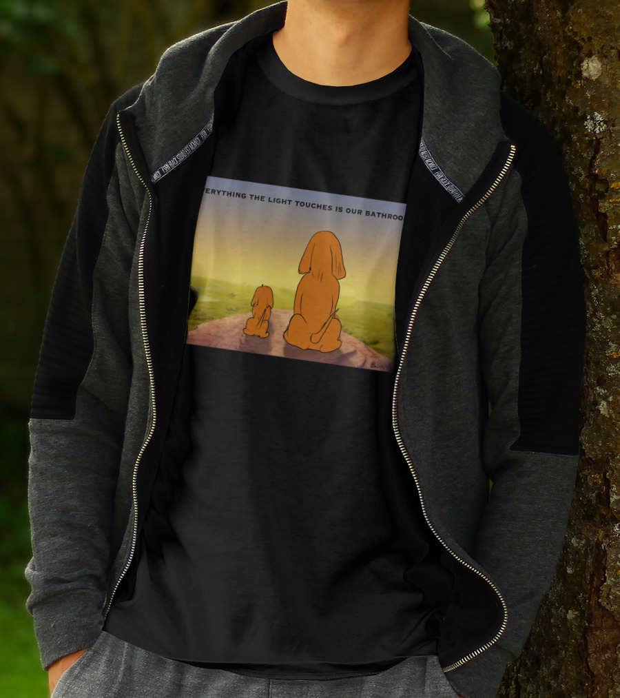Everything The Light Touches Is Our Bathroom Lion Scene T-Shirt