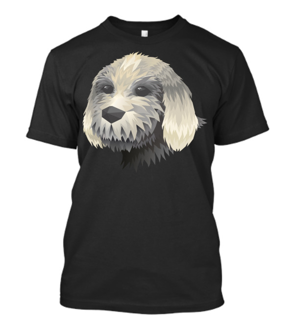 Puppy Mosaic Geometric Canine T-Shirt