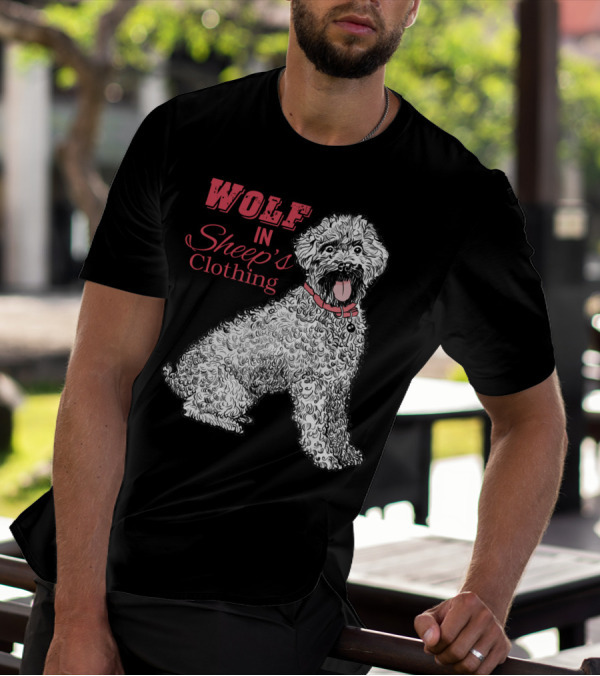 Wolf In Sheep's Clothing Fierce Poodle T-Shirt
