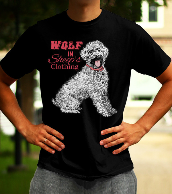 Wolf In Sheep's Clothing Fierce Poodle T-Shirt