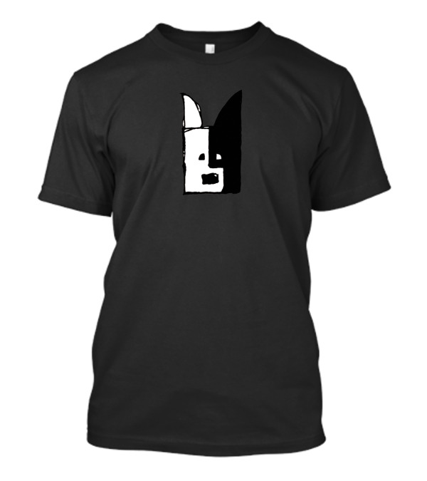 Dotty Black And White Graphic Character T-Shirt