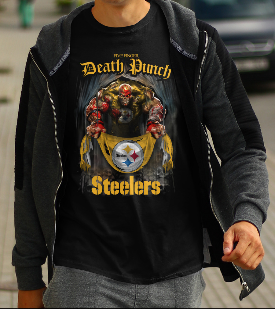 Five Finger Death Punch Steelers T-Shirt