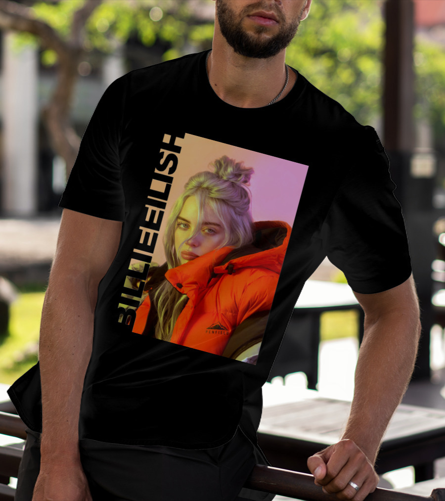 Billie Eilish Penfield Jacket Bold Typography T-Shirt