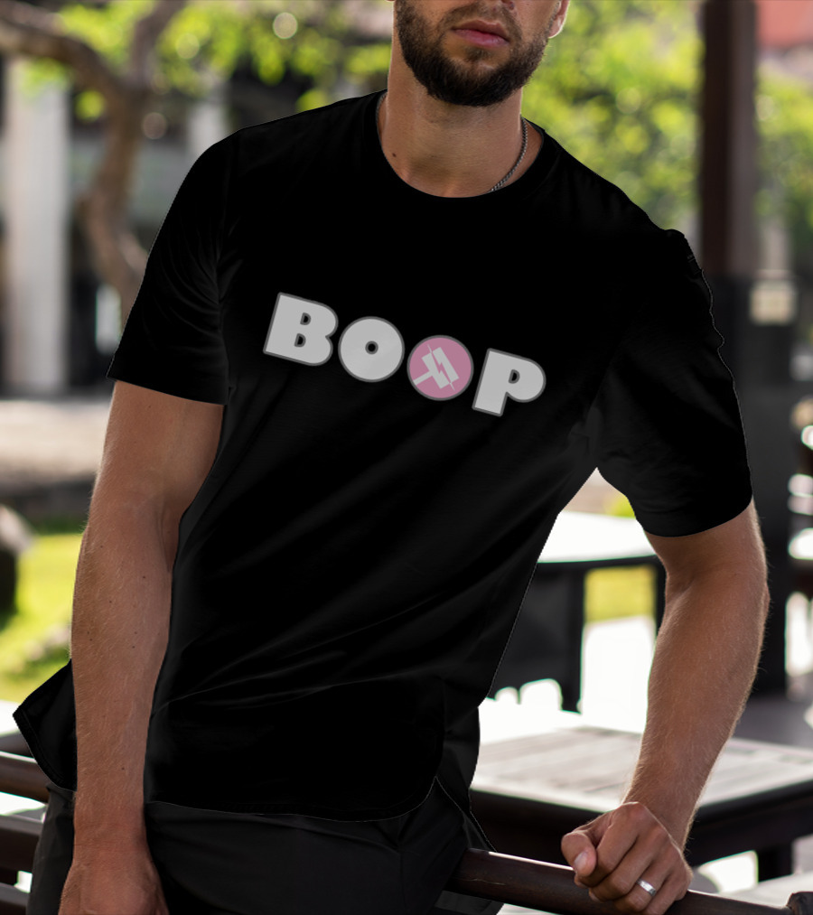 BOOP Nora Valkyrie Hammer Pink Symbol For Lighter Fabric T-Shirt