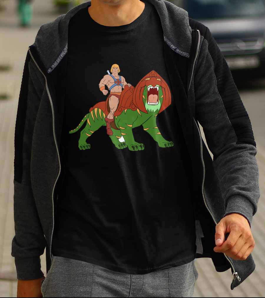 He-Man And BattleCat Classic Filmation T-Shirt