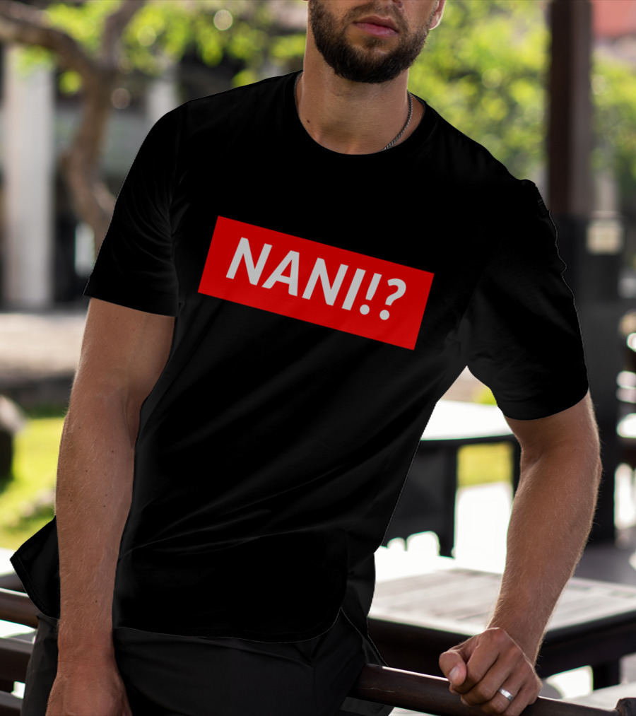 NANI? Red Box Text T-Shirt