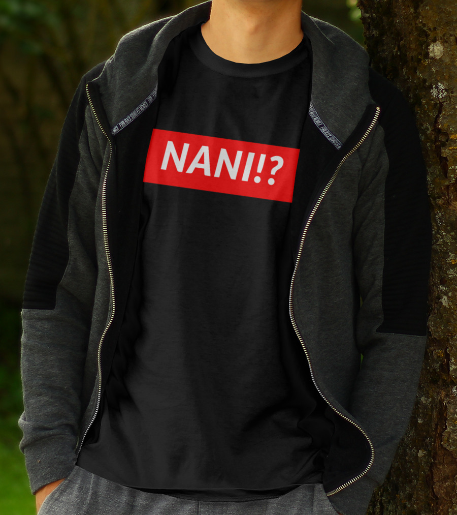 NANI? Red Box Text T-Shirt