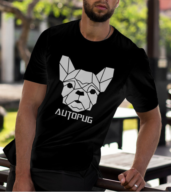 Autopug Polygonal Animal Dog Geometric T-Shirt