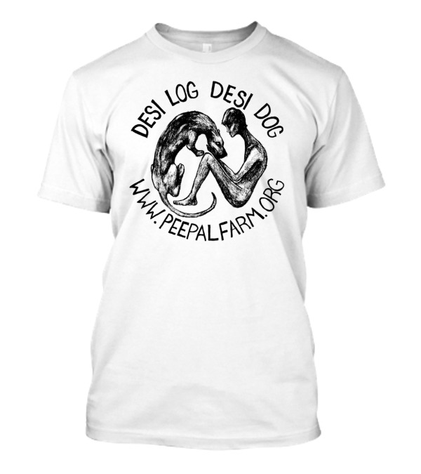 Desi Log Desi Dog Peepal Farm T-Shirt