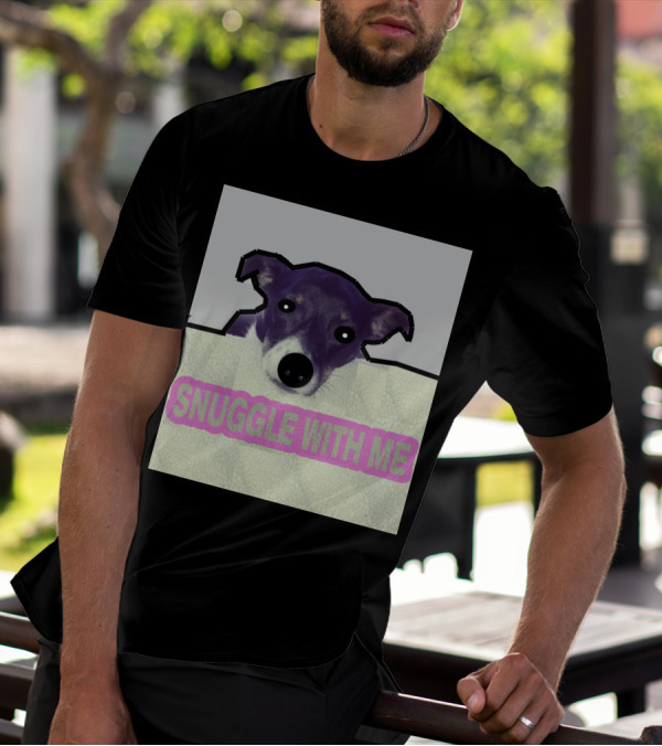 Charlie Snuggle With Me Dog Image T-Shirt